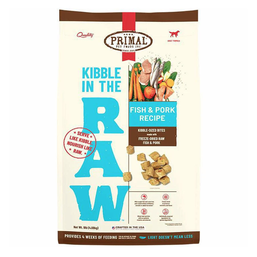 Primal Dog Kibble in the Raw Fish