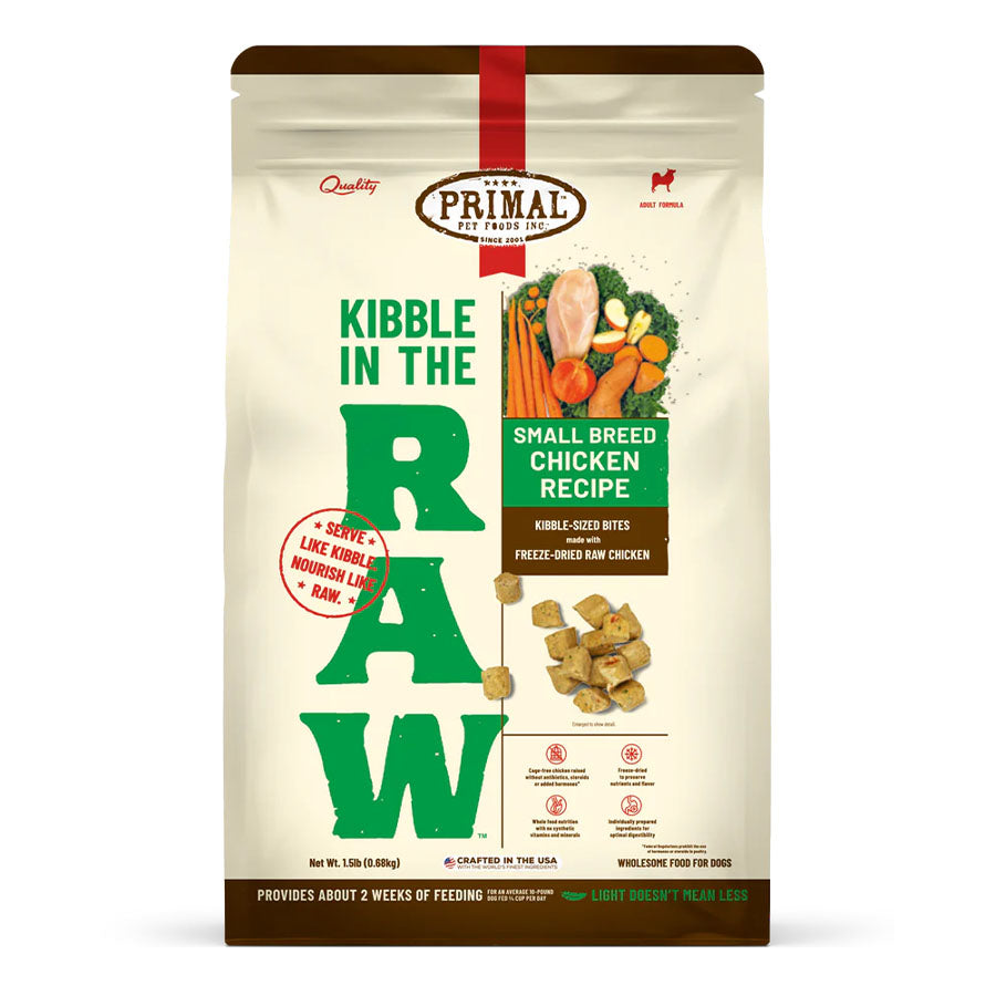 Primal Dog Kibble in the Raw Small Breed