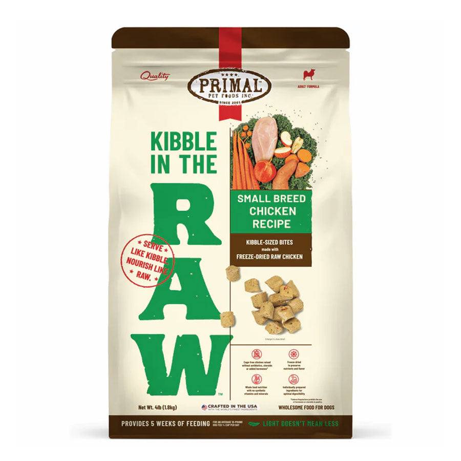 Primal Dog Kibble in the Raw Small Breed