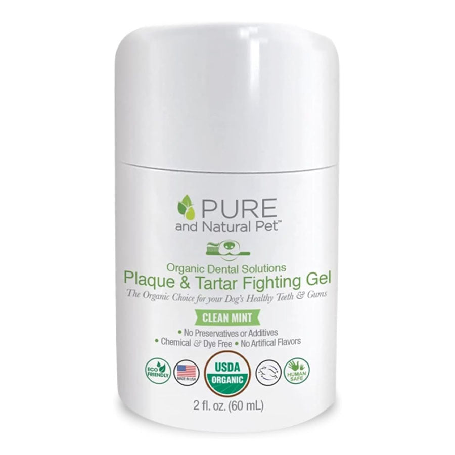 Pure and Natural Pet Organic Plaque & Tartar Gel, 2oz