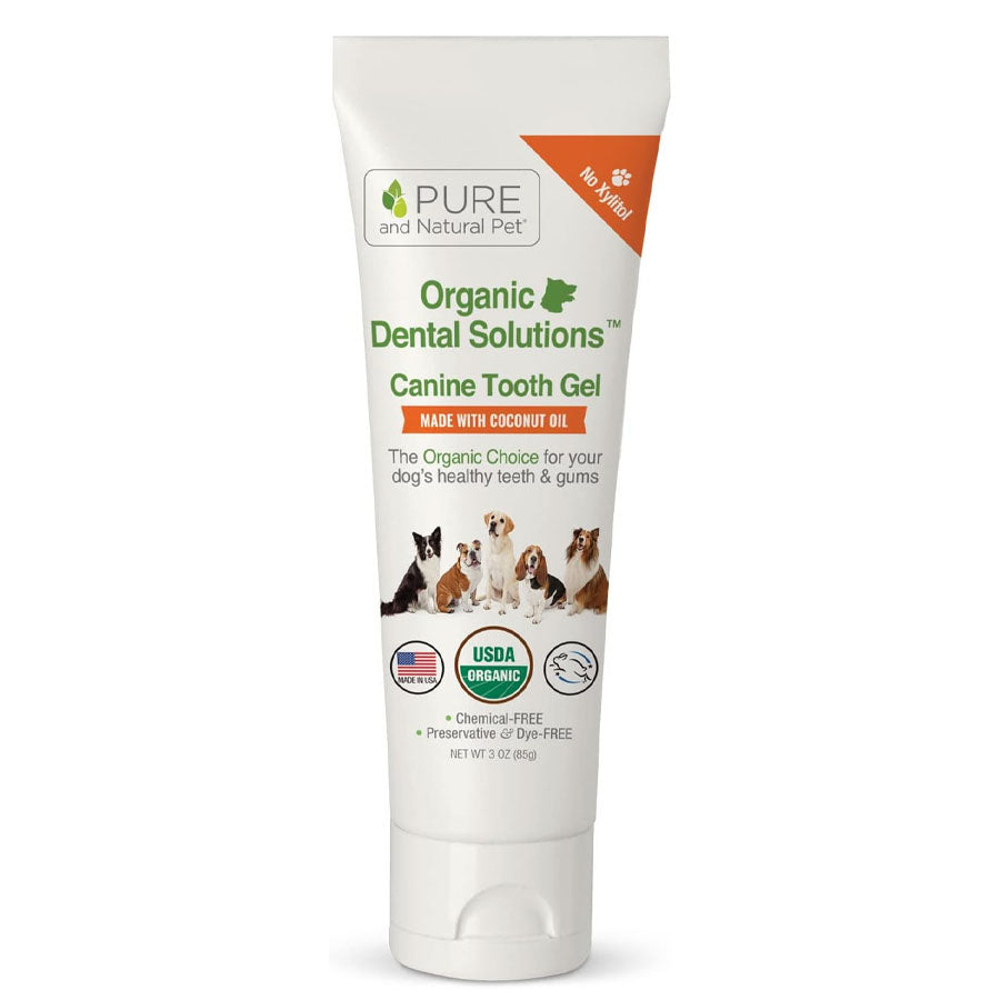 Pure and Natural Pet Organic Tooth Gel, 3oz
