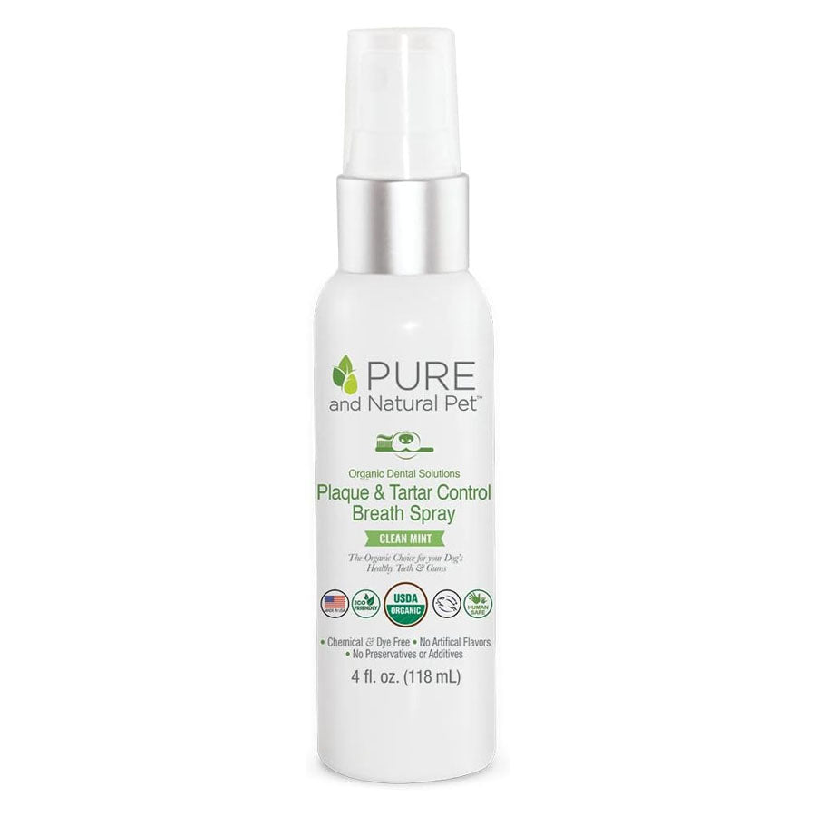 Pure and Natural Pet Plaque & Tartar Breath Spray, 4oz