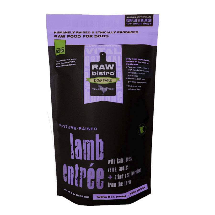 Raw Bistro Free Range Lamb Patties Entree