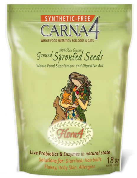 Carna4 Flora4 Sprouted Seed Topper, 18oz