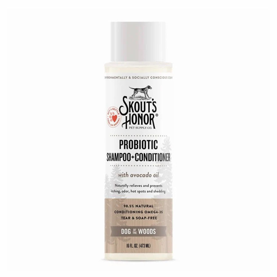 Skouts Honor Probiotic Shampoo + Conditioner (2-in-1) Dog of the Woods, 16