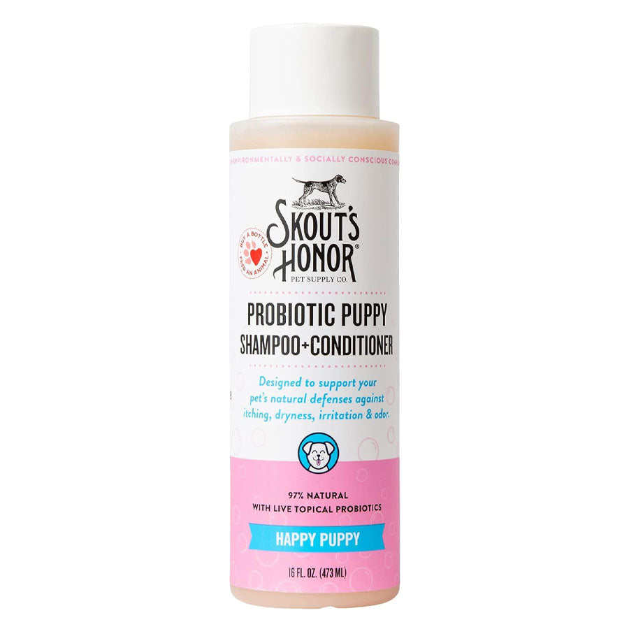 Skouts Honor Probiotic Shampoo + Conditioner (2-in-1) Puppy, 16oz