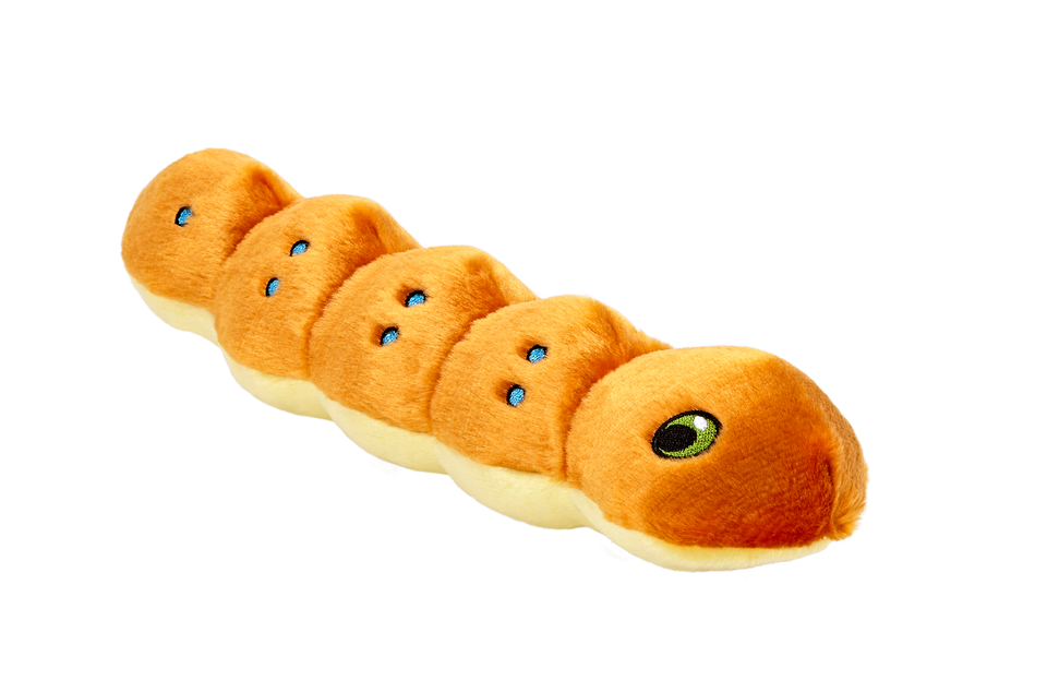 Fluff & Tuff Spicy Caterpillar Dog Toy