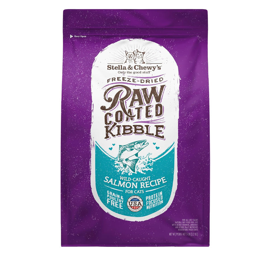 Stella & Chewy's Raw Coated Wild-Caught Salmon Recipe Cat Food