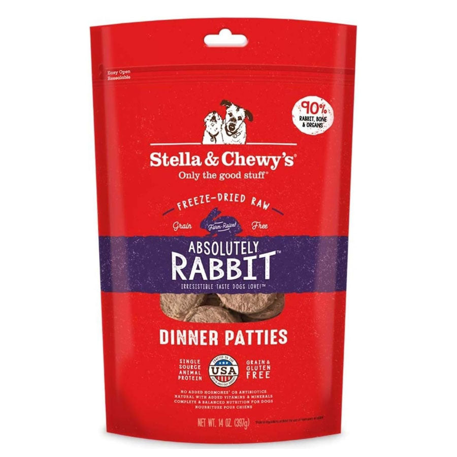 Stella & Chewys Freeze Dried Rabbit Patties