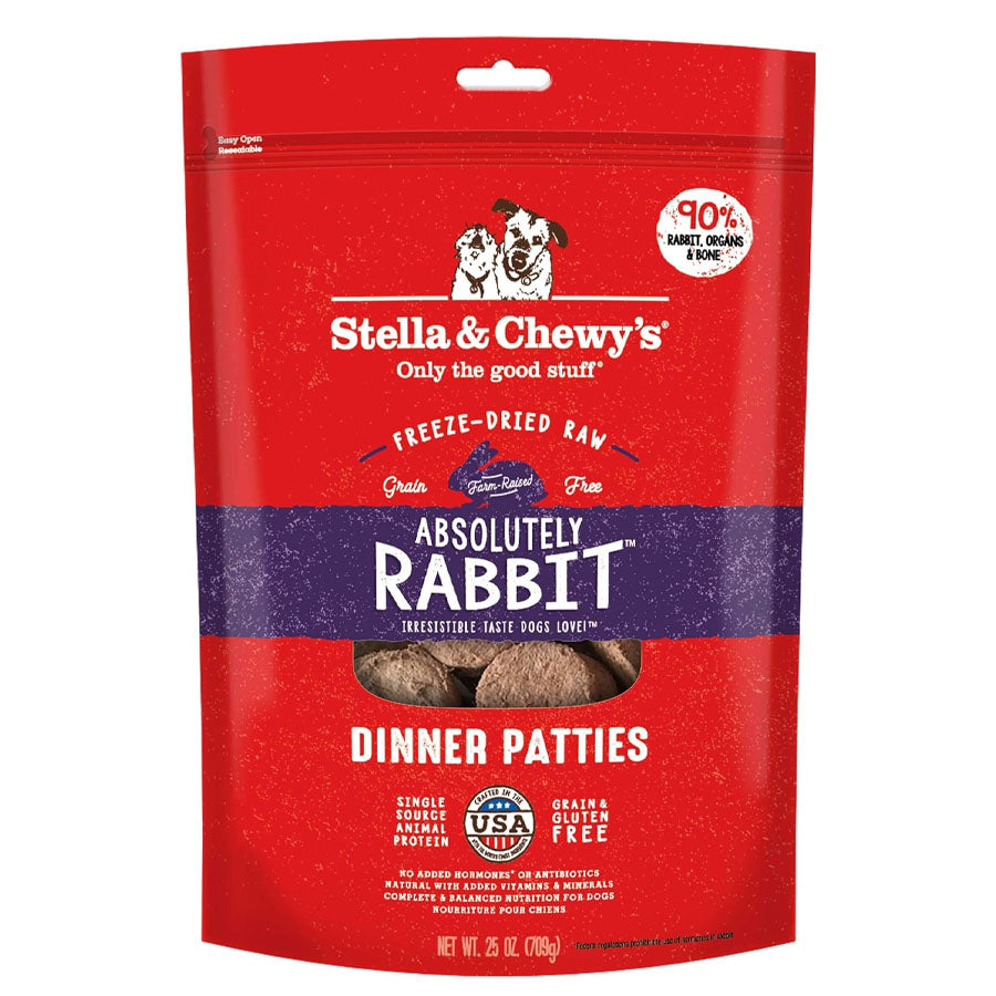 Stella & Chewys Freeze Dried Rabbit Patties
