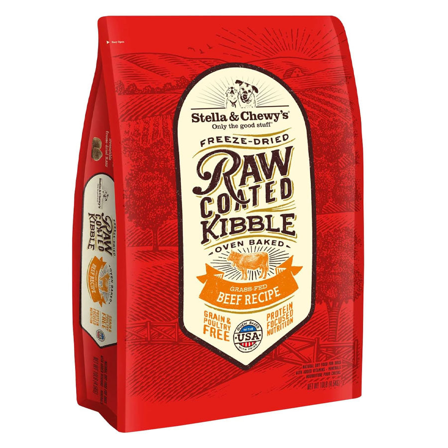 Stella & Chewys Raw Coated Kibble Beef