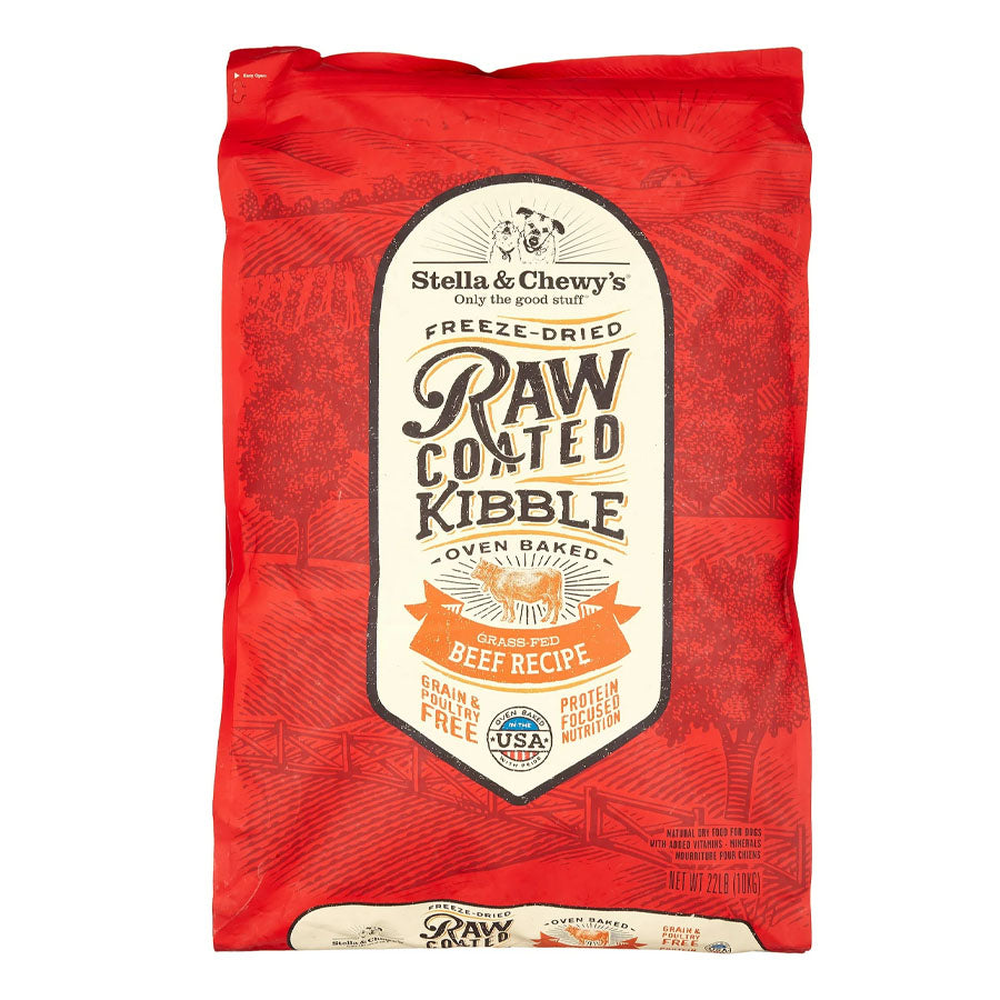 Stella & Chewys Raw Coated Kibble Beef