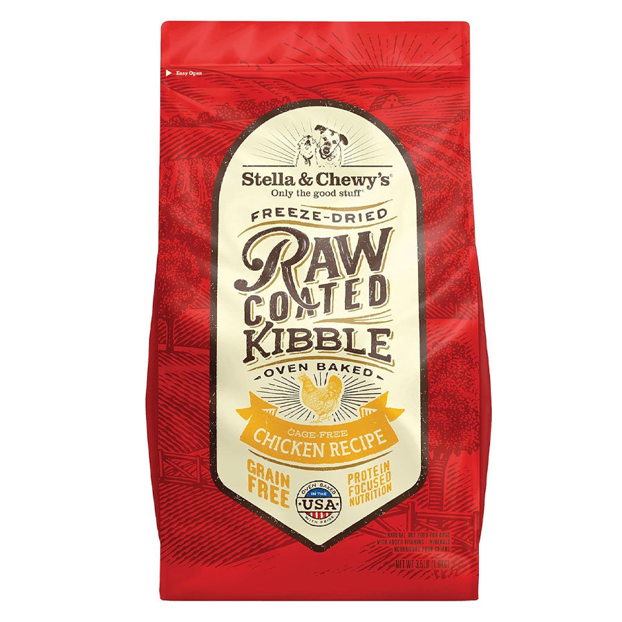 Stella & Chewys Raw Coated Kibble Beef