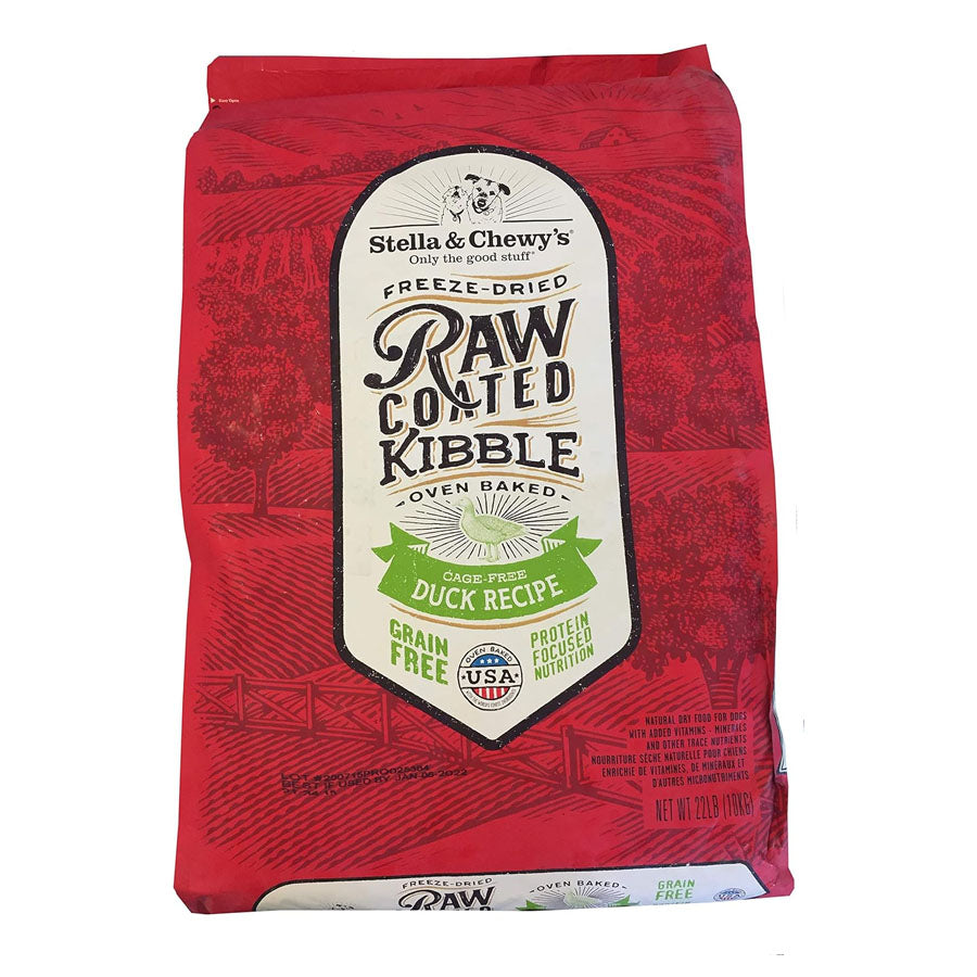 Stella & Chewys Raw Coated Kibble Duck