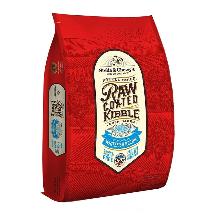 Stella & Chewys Raw Coated Kibble Whitefish