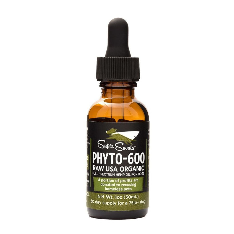 Super Snouts Phyto CBD-600 Oil, 1oz