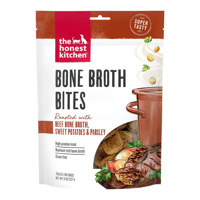 Honest Kitchen Beef Bone Broth Bites, 8oz