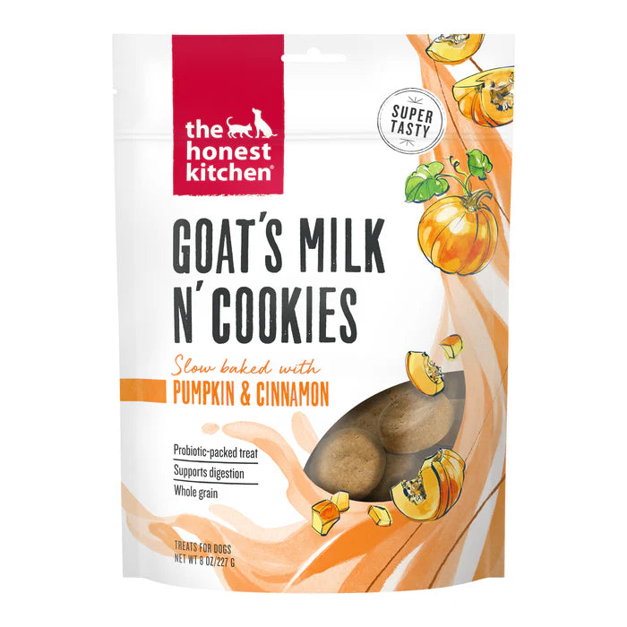 Honest Kitchen Goat's Milk Cookies, Pumpkin, 8oz