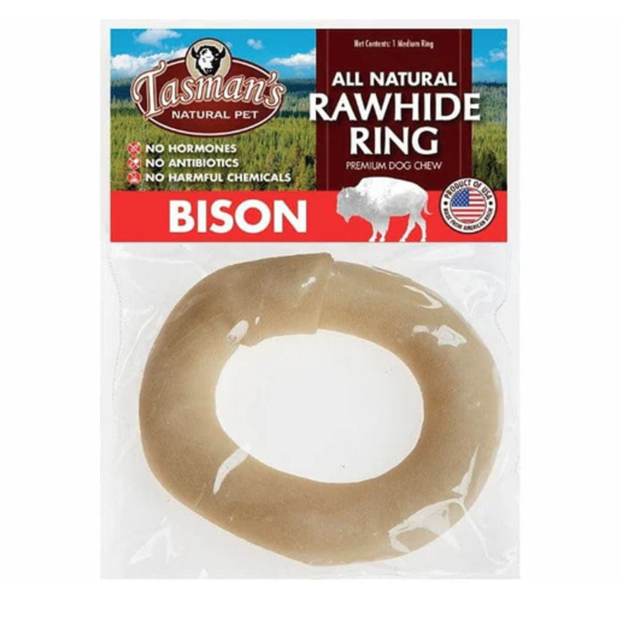 Tasmans Natural Bison Rawhide Bagel
