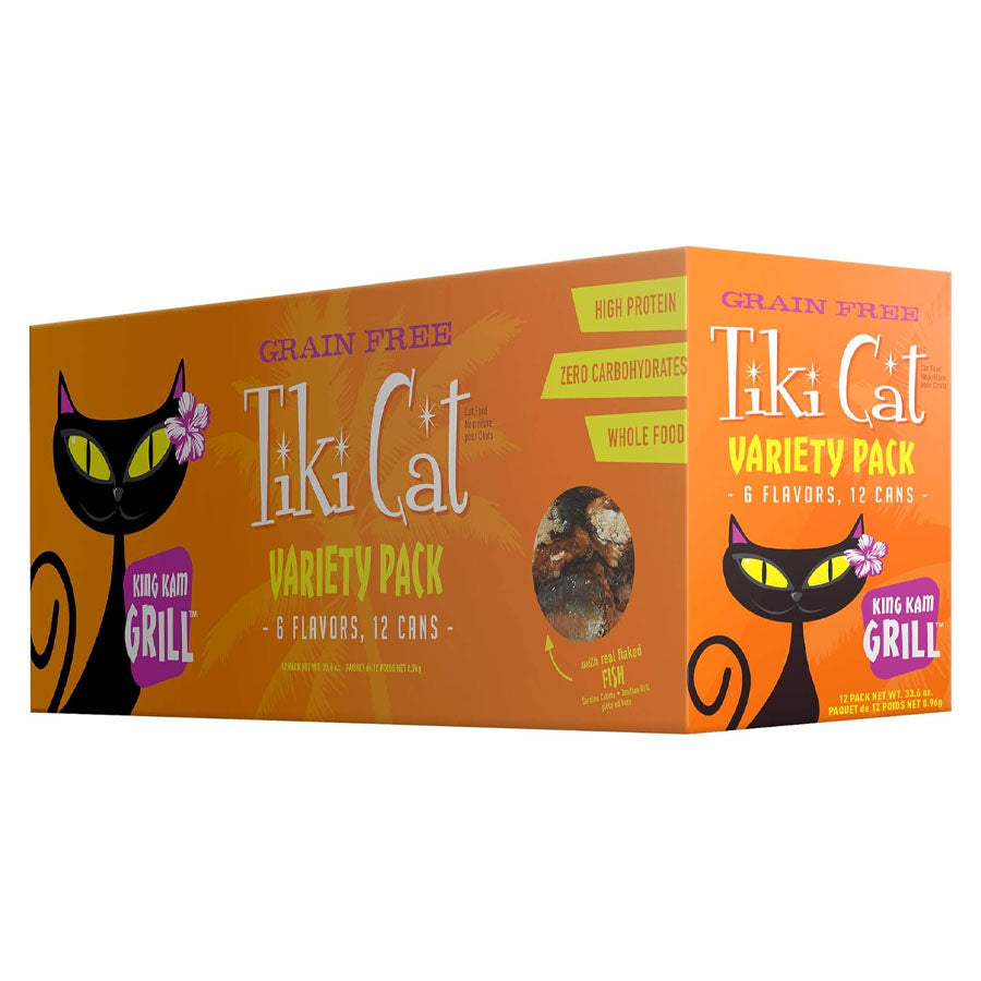 Tiki Cat Grill Variety Pack, 12pk 2.8oz