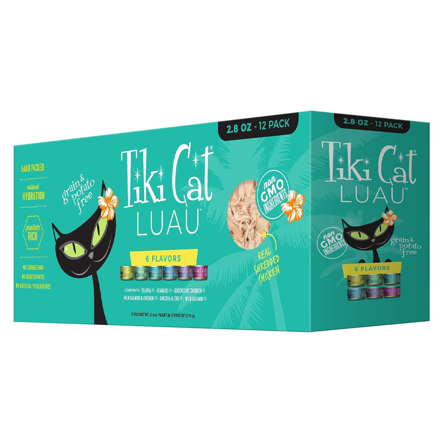 Tiki Cat Luau QueenEmma Variety, 12pk
