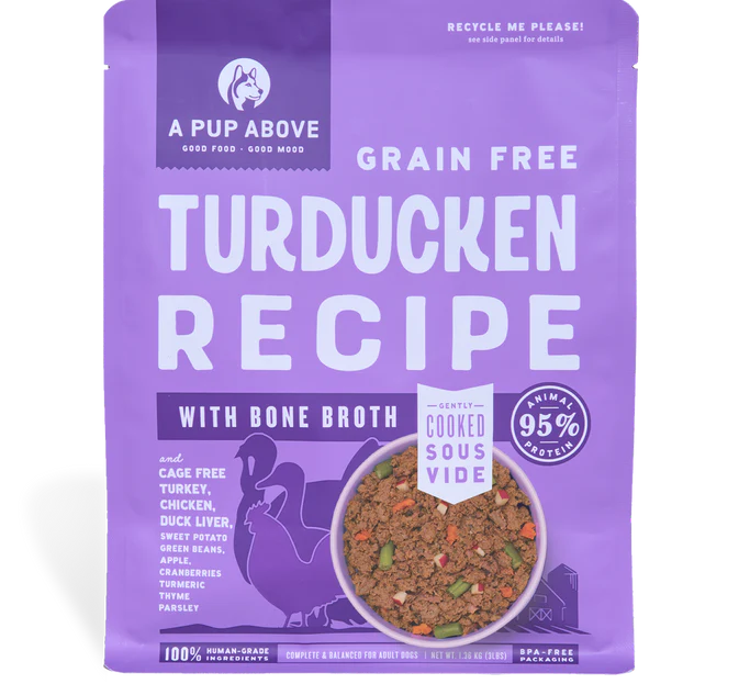 A Pup Above Frozen GF Turducken Recipe, 3lbs