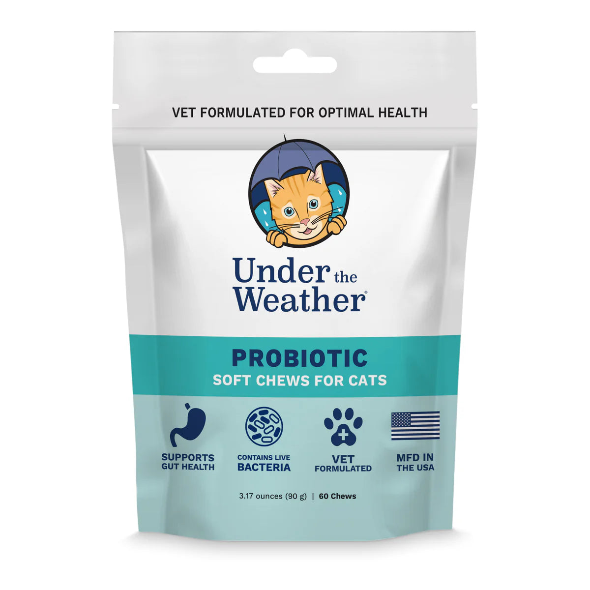 Under the Weather Cat Probiotic Chews, 60ct