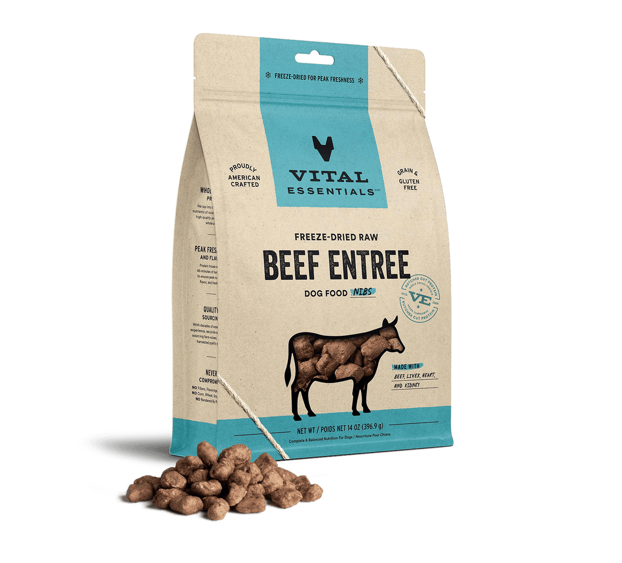 Vital Essentials Beef Nibs, 14oz