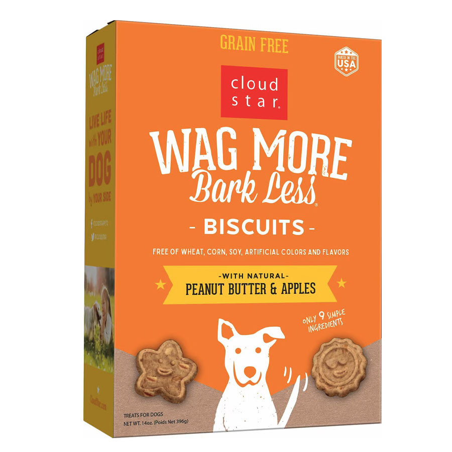 Wag More Bark Less Grain Free Peanut Butter & Apples, 14oz