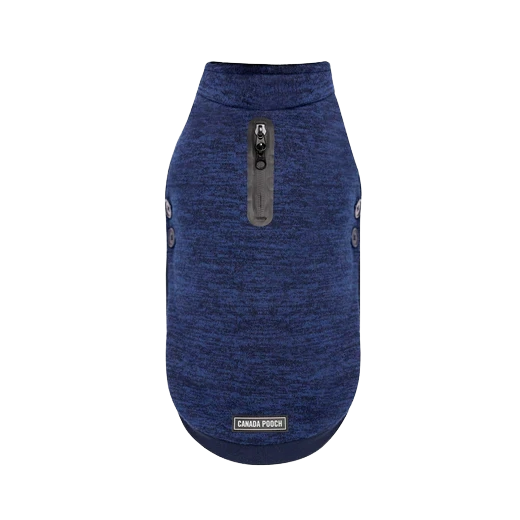Canada Pooch Waterproof Sweater, Blue, Size 26