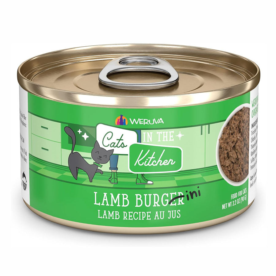 Weruva Cats In The Kitchen Lamb Burgerini, 3oz