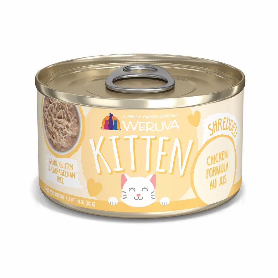 Weruva Classic Kitten Canned Cat Food Chicken AuJus, 3oz