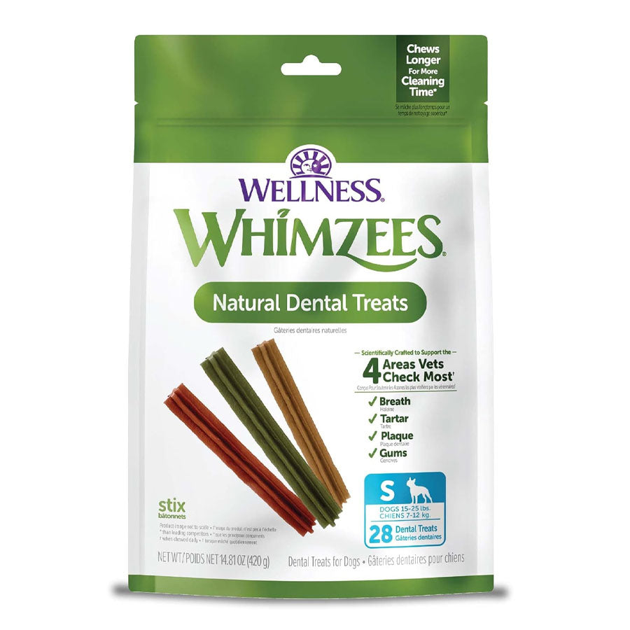 Whimzees Dental Chew Twiggies, Small