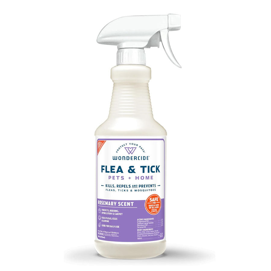 Wondercide - Flea, Tick & Mosquito Spray for Pets + Home - 4 oz Rosemary