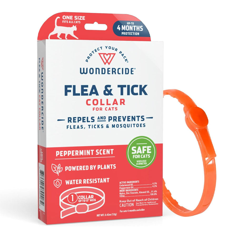 Wondercide Flea & Tick Collar for Cats - Peppermint