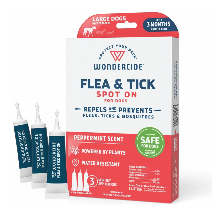 Wondercide Flea & Tick Spot On for Dogs - Peppermint