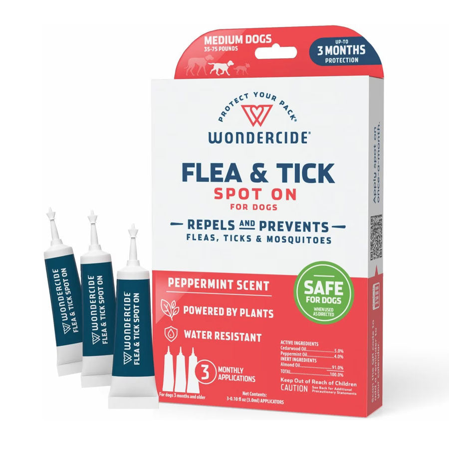 Wondercide Flea & Tick Spot On for Dogs - Peppermint