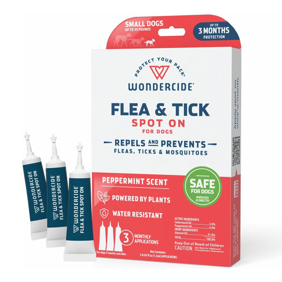 Wondercide Flea & Tick Spot On for Dogs - Peppermint