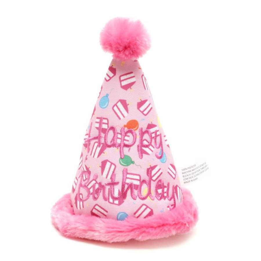 Worthy Dog Birthday Hat Dog Toy