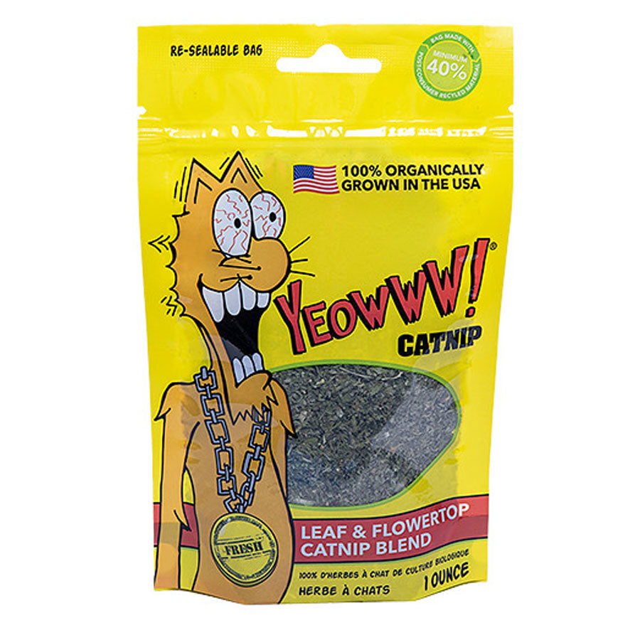 Yeowww Catnip Leaf and Flower Blend Toy, 1oz