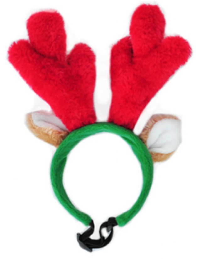 ZippyPaws Holiday Dog Antlers, S