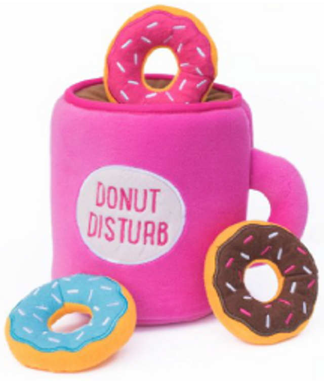 ZippyPaws Burrow Coffee and Donutz Dog Toy