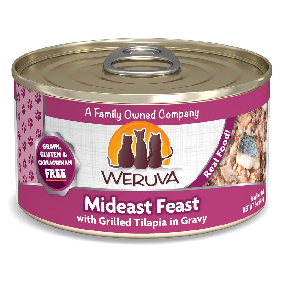 Weruva Mideast Feast Grilled Tilapia Cat Food, 3oz