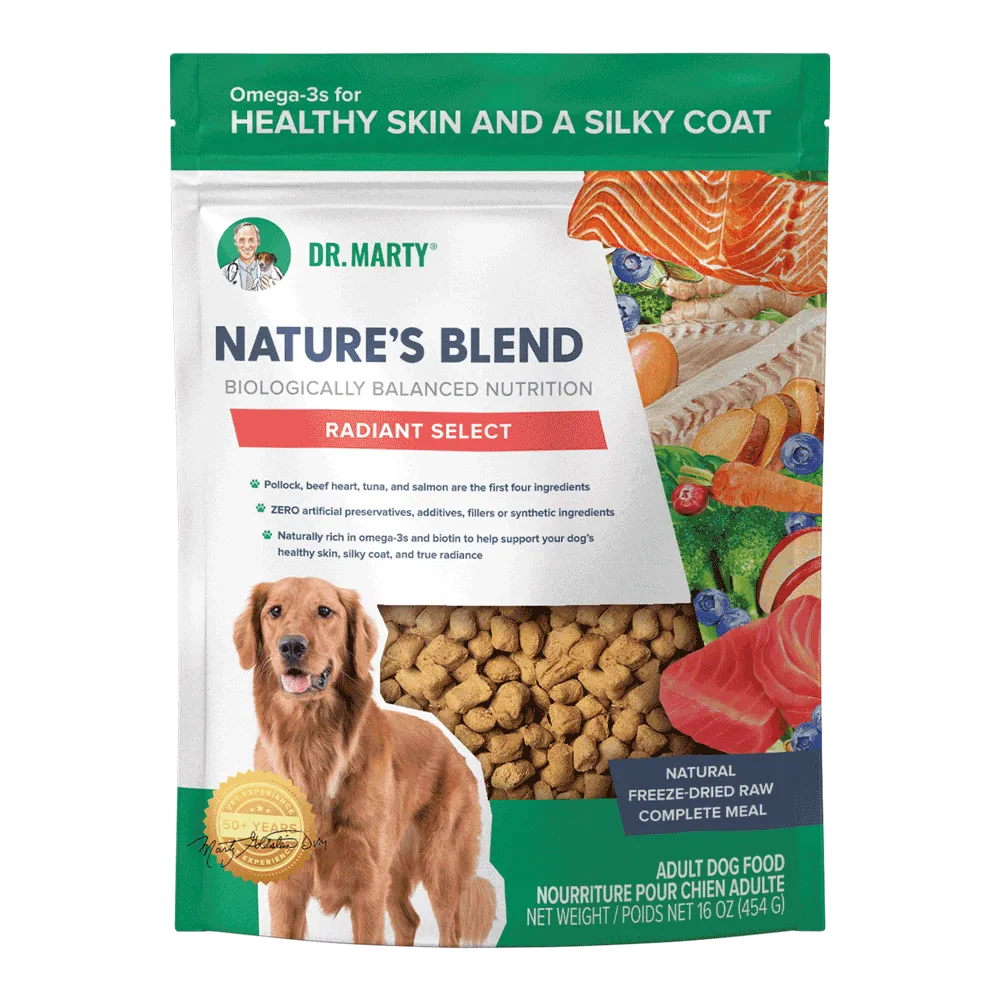 Dr. Marty Dog Freeze-Dried Nature's Blend Radiant Select, 16oz