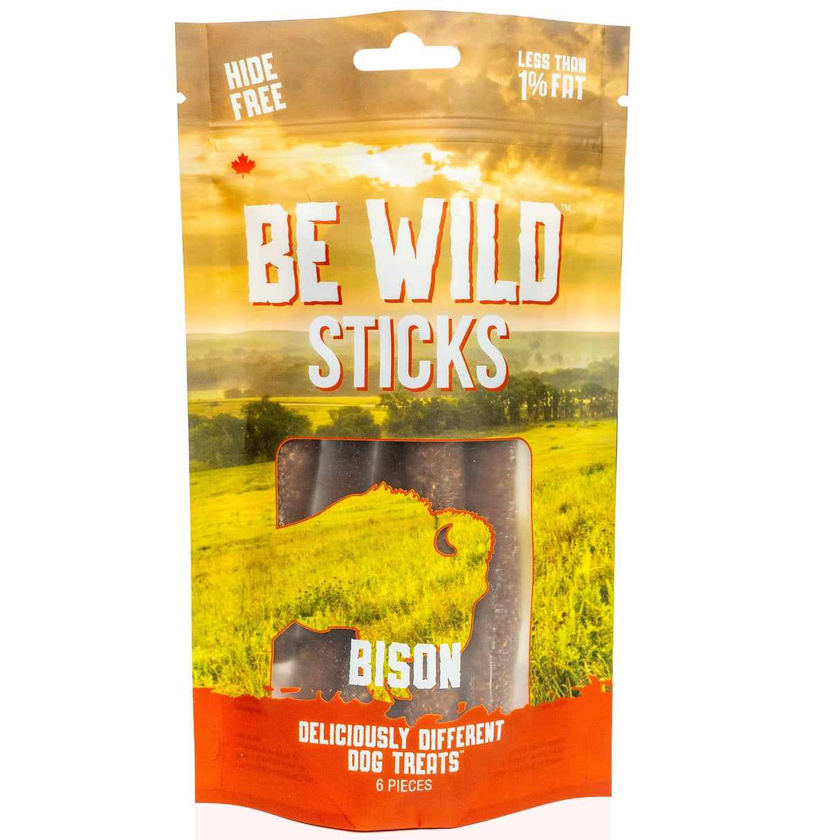 Be Wild Bison Sticks, 6ct
