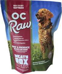 OC Raw Rox Beef & Produce Dog Food, 3lbs