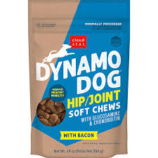 Dynamo Bacon Hip and Joint Dog Treats, 14oz
