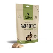 Vital Essential Cat Freeze-Dried Raw Rabbit Entree, 8oz