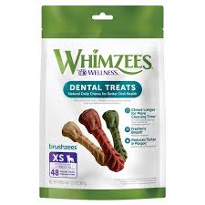 Whimzees Brushzees Dental Chews, XS