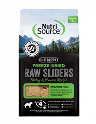 Nutrisource Elements Freeze Dried Raw Turkey & Venison Sliders, 20oz